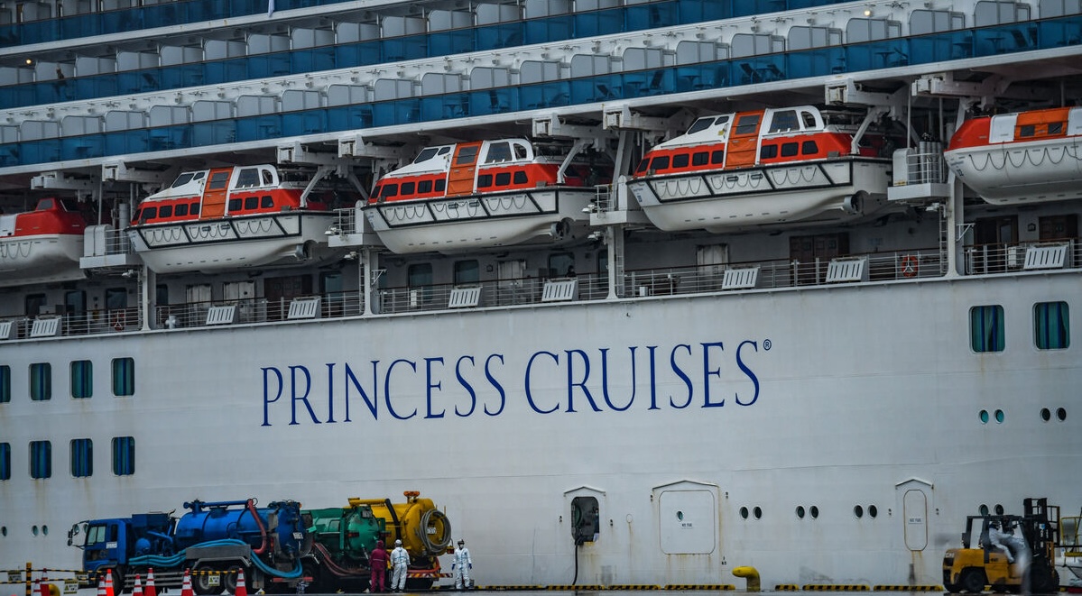 Cruise ship in Japan